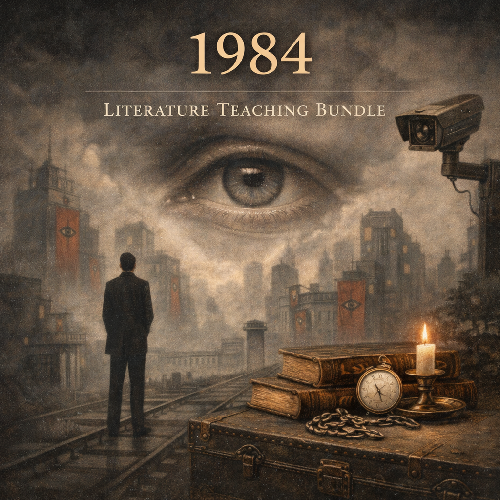 1984 Novel Study Unit Plan - Lessons, Activities & Assessments for High School ELA