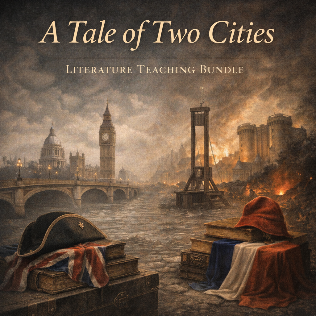 A Tale of Two Cities Novel Study Unit Plan - Lessons, Activities & Assessments for High School ELA