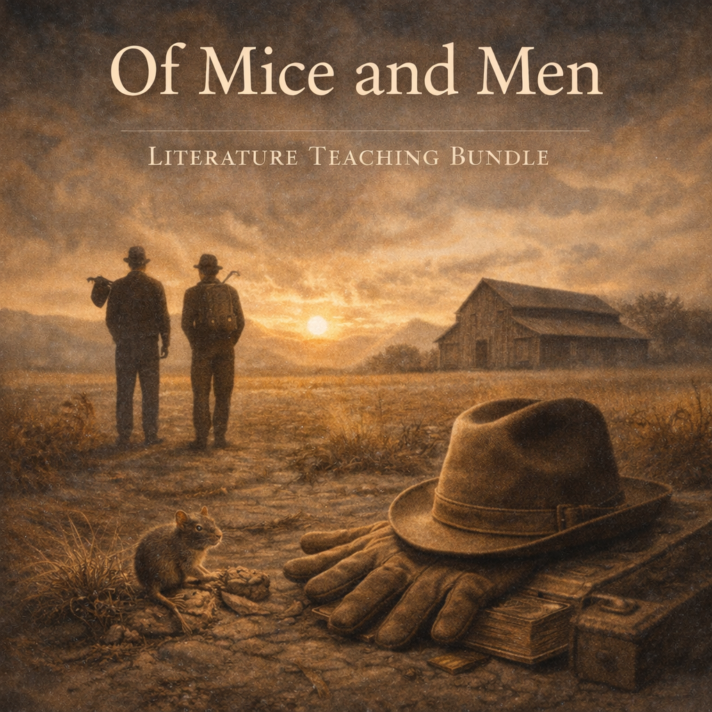 Of Mice and Men Novel Study Unit Plan - Lessons, Activities & Assessments for High School ELA