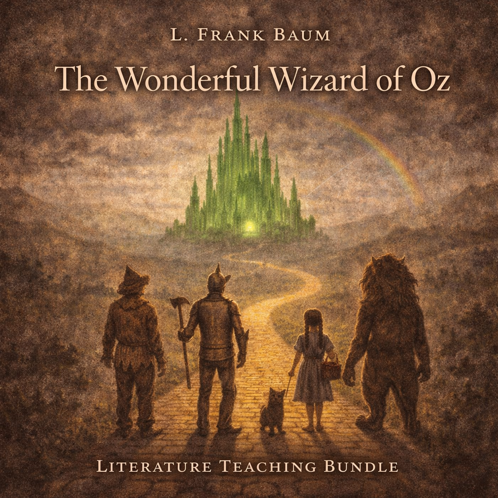 The Wonderful Wizard of Oz Novel Study Unit Plan - Lessons, Activities & Assessments for Middle School ELA