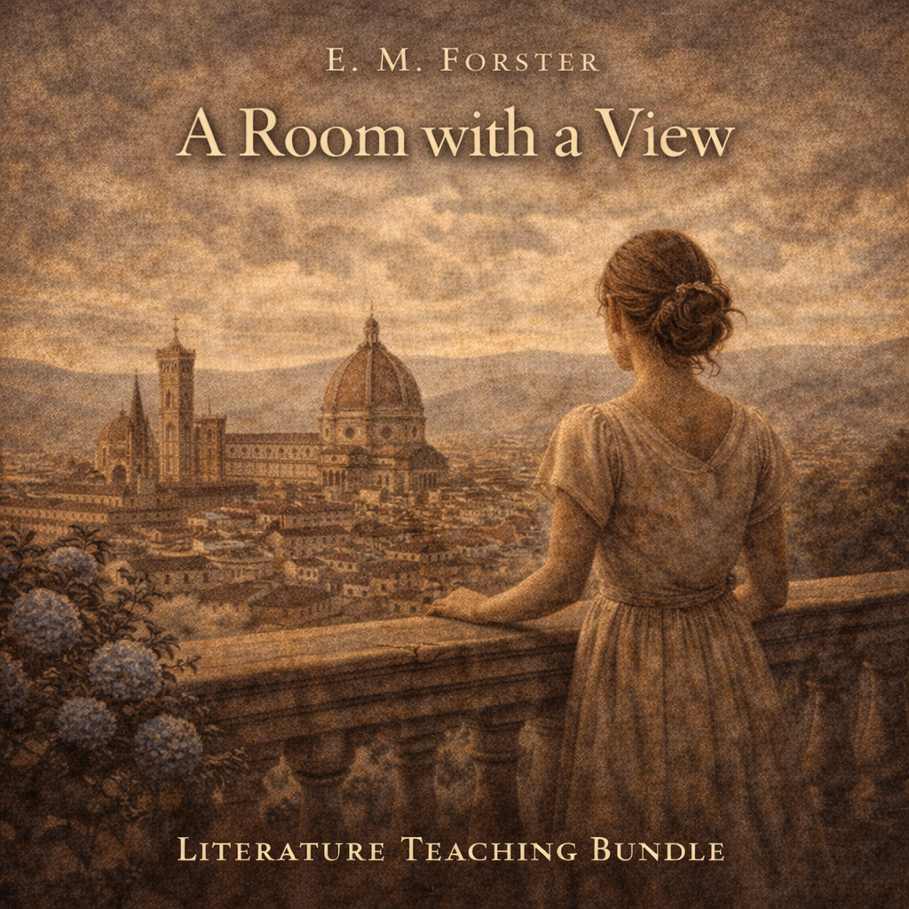 A Room with a View Novel Study Unit Plan - Lessons, Activities & Assessments for High School ELA