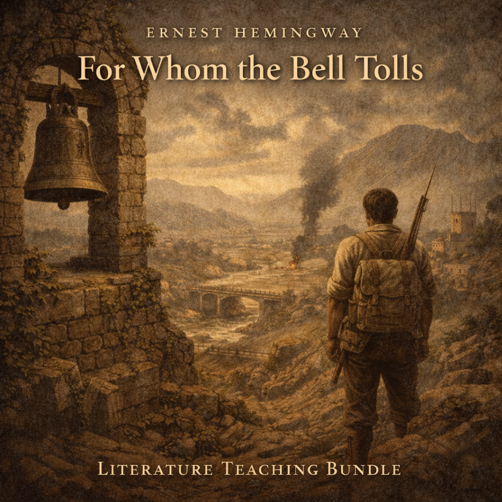 For Whom the Bell Tolls Novel Study Unit Plan - Lessons, Activities & Assessments for High School ELA