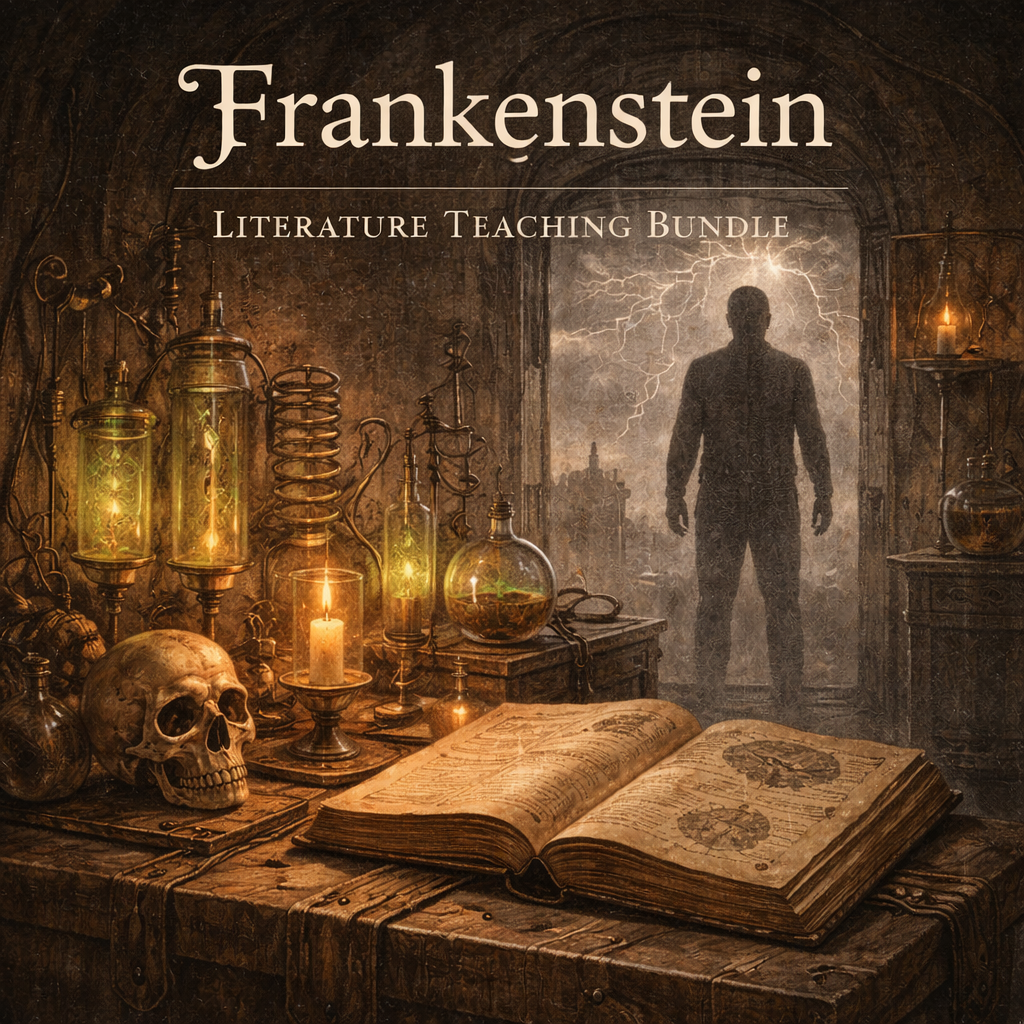 Frankenstein Novel Study Unit Plan - Lessons, Activities & Assessments for High School ELA