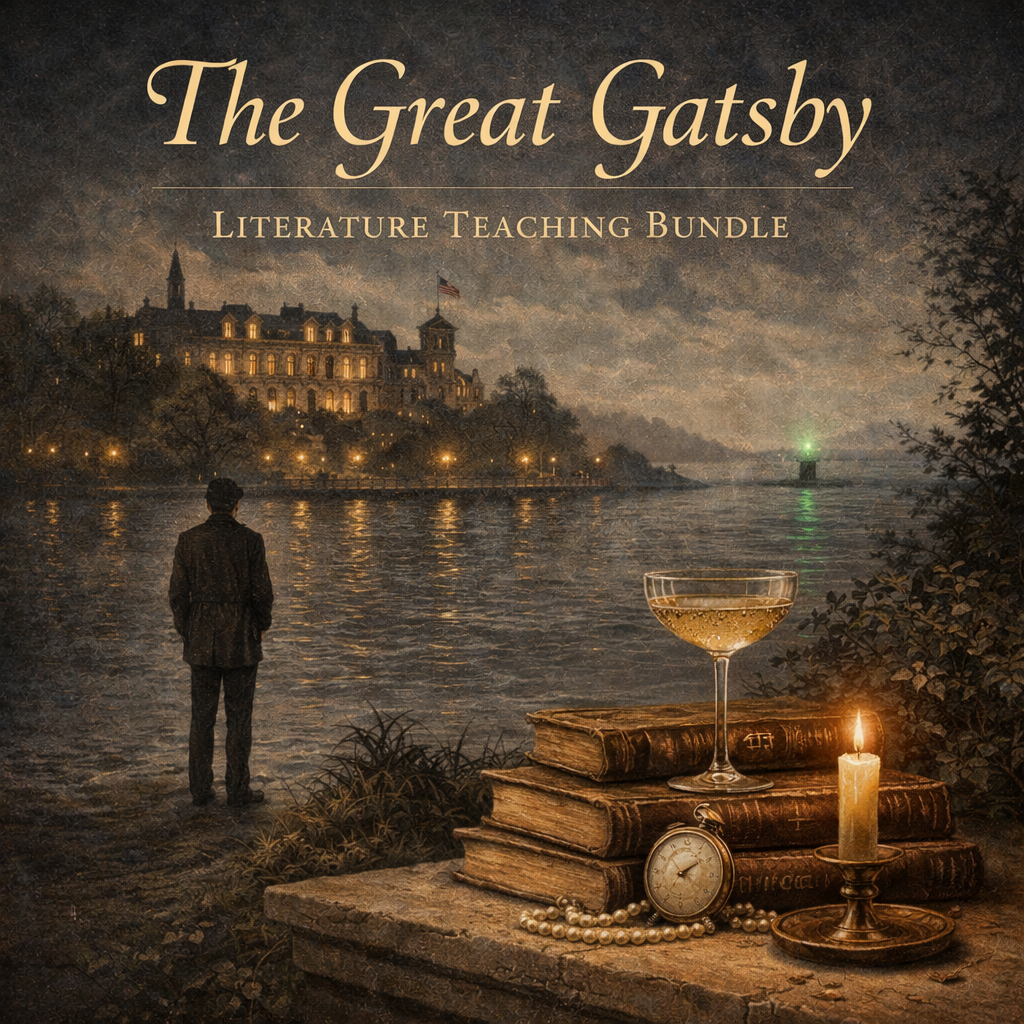The Great Gatsby Novel Study Unit Plan - Lessons, Activities & Assessments for High School ELA